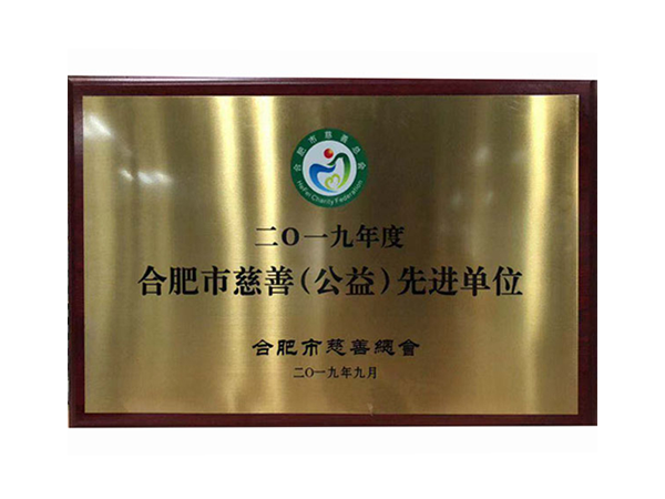 合肥市慈善（公益）先進(jìn)單位